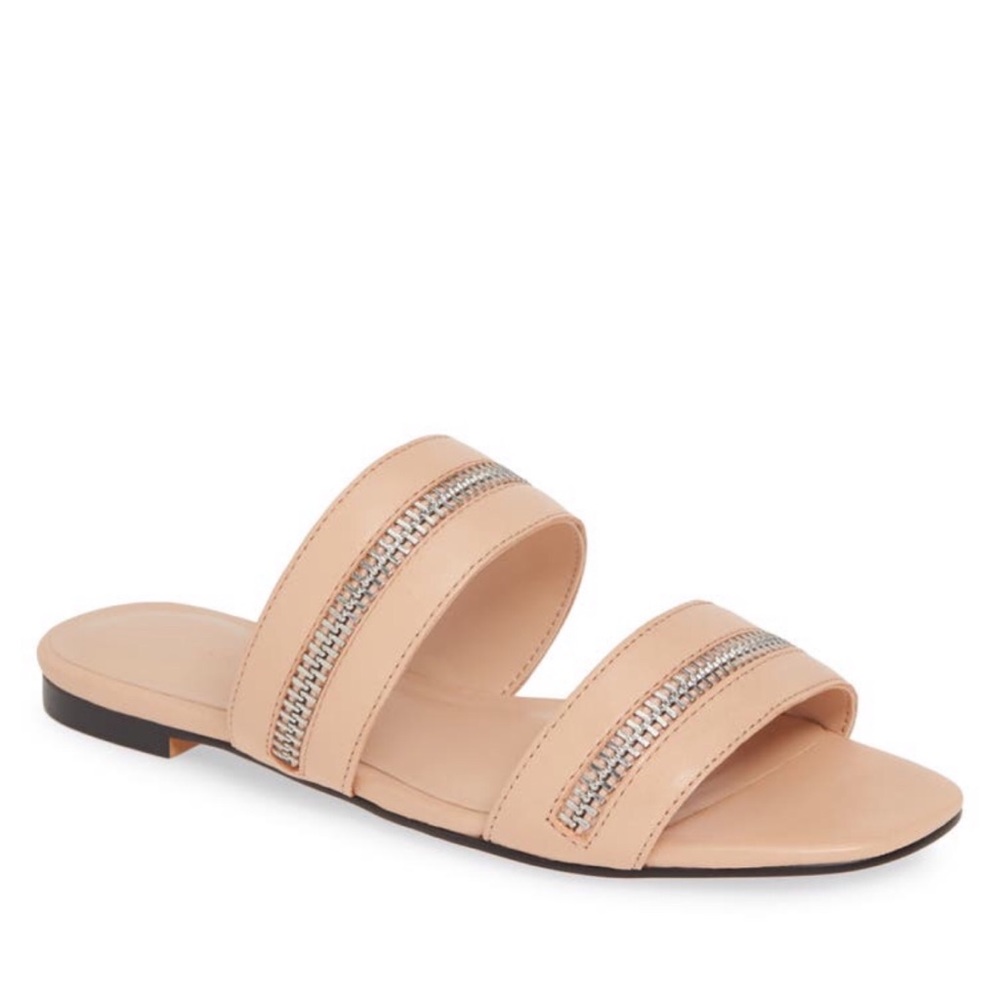 New in Box Rebecca Minkoff Marciann Leather Slide Sandal